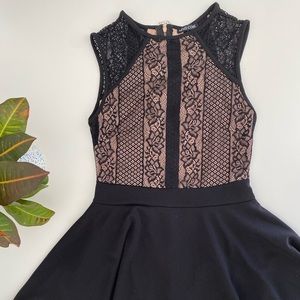 Black Dress with short
